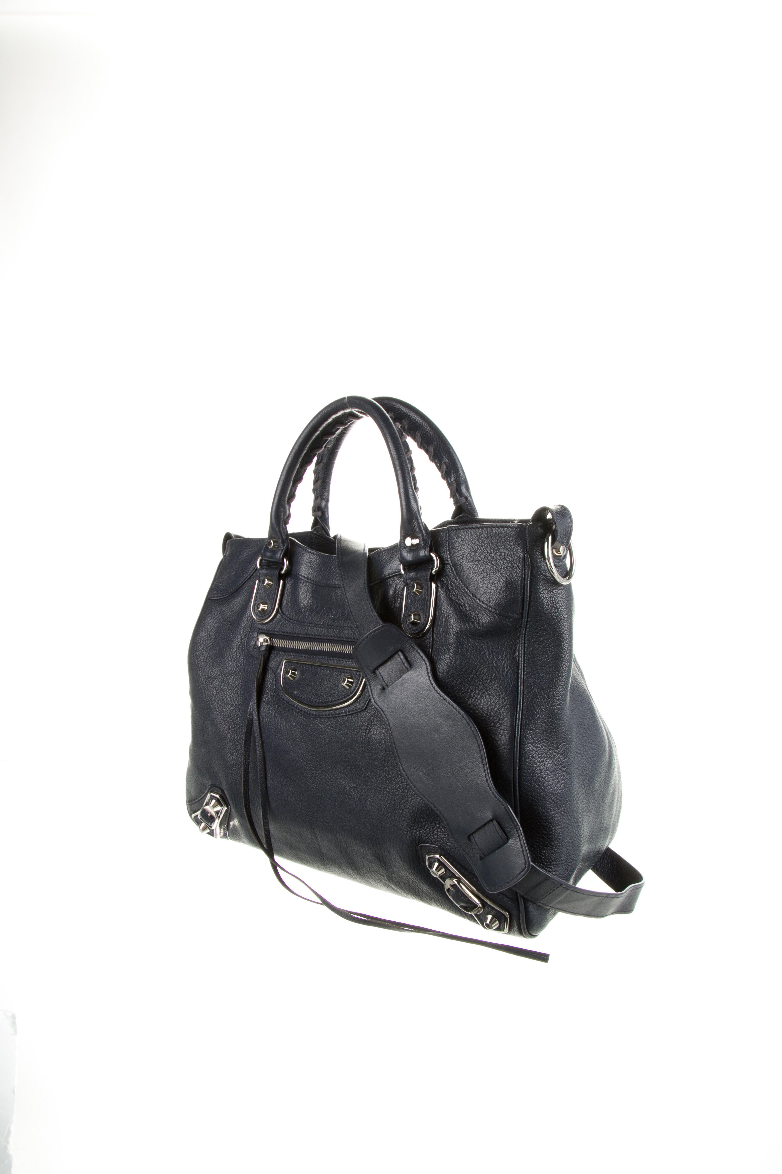 Balenciaga Motocross Metallic Edge Velo Bag